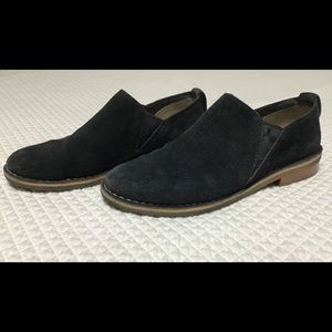 UGG Australia Camellia Suede Slip-ons Black 7-1/2